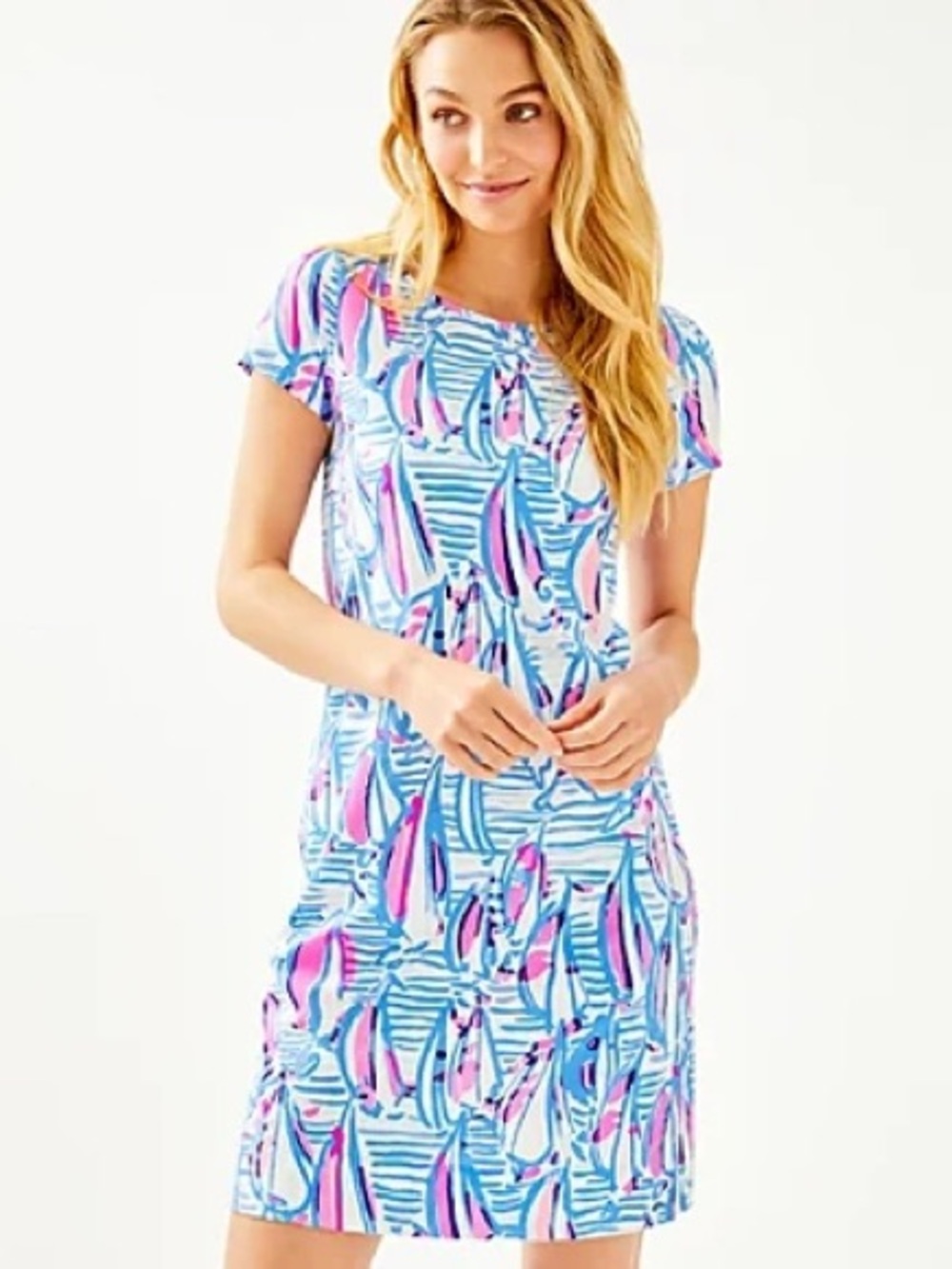 Lilly Pulitzer Marlowe Dress in Red Right Return